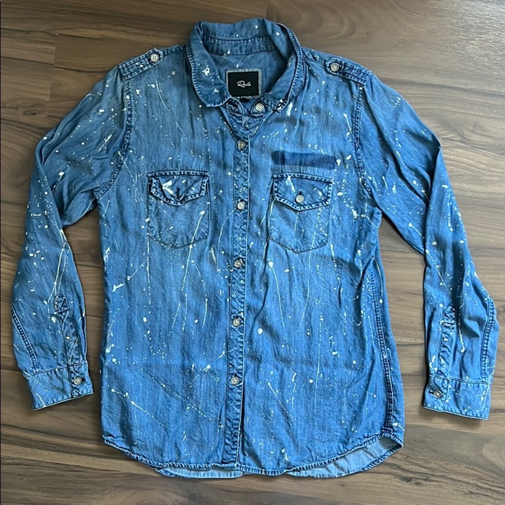 RAILS soft denim top